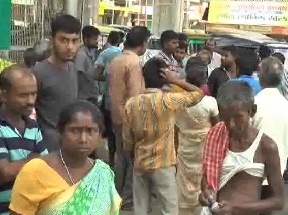 Massive economic crisis alleged in May Day in Tripura